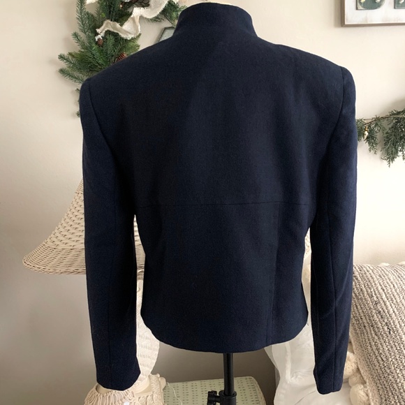 Giorgio Sant Angelo Pure Wool Navy Jacket - Picture 3 of 7